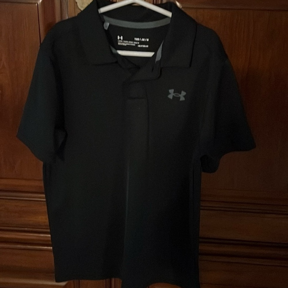 Under Armour Golf Shirt Boys Size Med